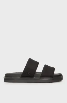Мужские черные слайдеры FLAT MOLDED Черный 43 Calvin Klein YM0YM01222