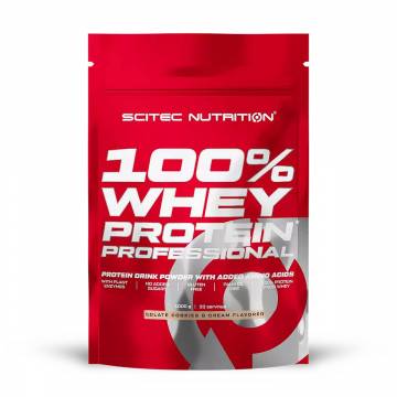 Протеин Scitec Nutrition 100% Whey Protein Professional Шоколадное печенье с кремом, в порошке, 1 кг Протеин Scitec Nutrition 100% Whey Protein Professional Шоколадное печенье с кремом, в порошке, 1 кг