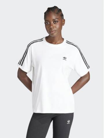 adidas Футболка 3-Stripes IR8051 Білий Regular Fit adidas Футболка 3-Stripes IR8051 Білий Regular Fit