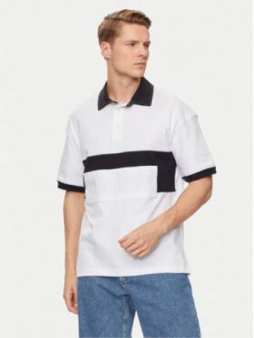 United Colors Of Benetton Поло 3MCYU301U Білий Regular Fit United Colors Of Benetton Поло 3MCYU301U Білий Regular Fit