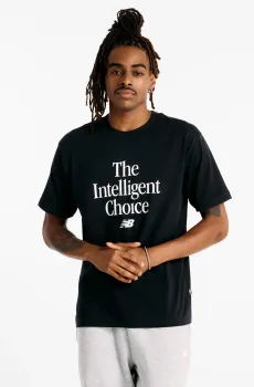 Мужская черная футболка Intelligent Choice Relaxed Черный XL New Balance MT51915BK