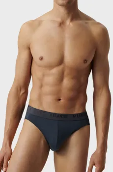 Мужские темно-серые брифы Серый XXL Atlantic MP-1583