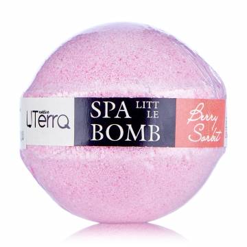 Бомба для ванны UTerra Native Litt Le Bomb Berry Sorbet Ягодный сорбет, 75 г Бомба для ванны UTerra Native Litt Le Bomb Berry Sorbet Ягодный сорбет, 75 г