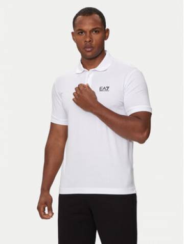 EA7 Emporio Armani Поло 8NPF14 PJVQZ 1100 Білий Regular Fit EA7 Emporio Armani Поло 8NPF14 PJVQZ 1100 Білий Regular Fit