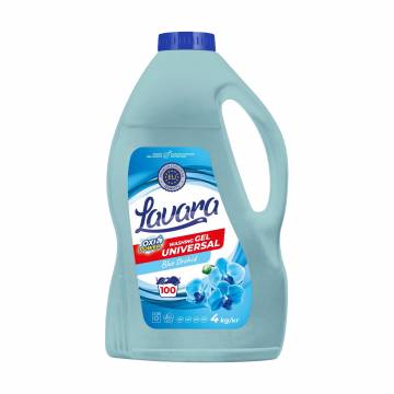 Универсальный гель для стирки Lavara Blue Orchid, 100 стирок, 4 кг