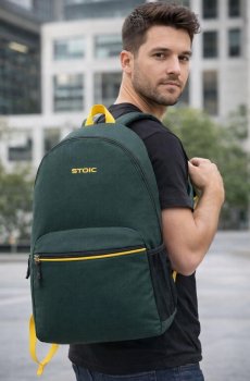 STOIC Unisex Brand Logo Backpack