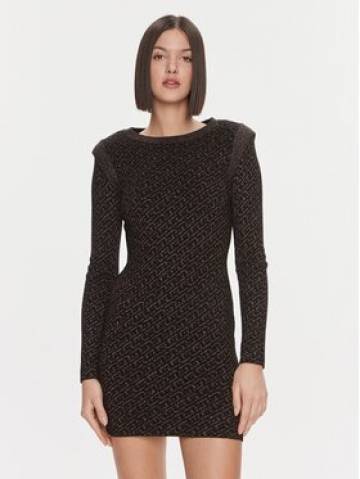 Liu Jo Трикотажна сукня MF3171 MA49I Чорний Slim Fit Liu Jo Трикотажна сукня MF3171 MA49I Чорний Slim Fit
