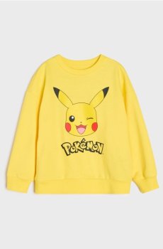 Бавовняний світшот Pokémon - жовтий