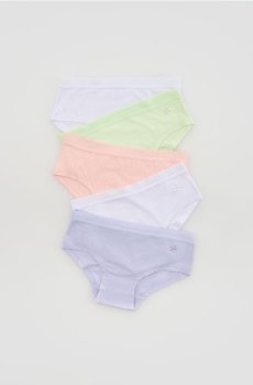 Reserved - Бавовняні трусики, 5 штук - різнобарвний - 196JL-MLC