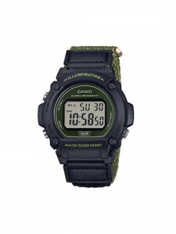 Casio Годинник W-219HB-3AVEF Чорний Casio Годинник W-219HB-3AVEF Чорний
