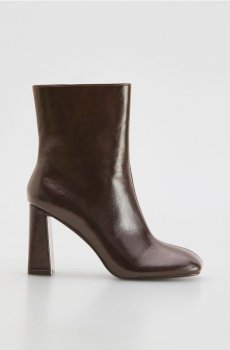 Reserved - Ботильйони на підборах - коричневий - 097FF-99X