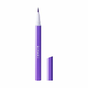 Водостойкая подводка-фломастер для глаз Sinart Fucking Awesome Waterproof Eyeliner 04 Deep Violet, 1 г Водостойкая подводка-фломастер для глаз Sinart Fucking Awesome Waterproof Eyeliner 04 Deep Violet, 1 г
