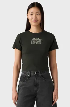 Женская черная футболка Черный L Levi’s® A8798;0060
