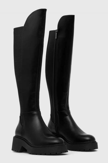 Сапоги Steve Madden Callback женские цвет чёрный на платформе SM11002218 Сапоги Steve Madden Callback женские цвет чёрный на платформе SM11002218