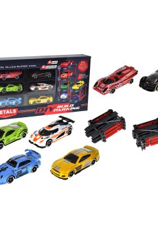 Игровой набор YG Toys Парковка с машинками, в коробке, от 3 лет, 31.5*4*16.5 см, 12 предметов (64014-6)