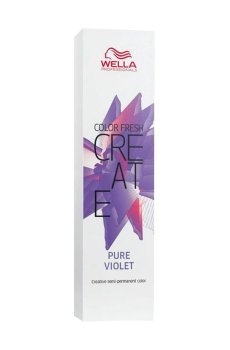 Оттеночная краска для волос Wella Professionals Color Fresh Create для создания ярких цветных эффектов Pure Violet 60 мл