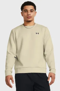 Мужской бежевый свитшот UA Unstoppable Flc Crew Бежевый L Under Armour 1381688-273