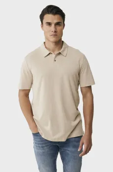 Мужское бежевое поло Бежевый XL Mexx MF007103941M