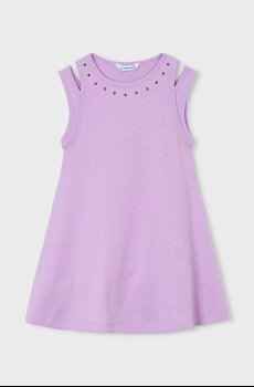 Хлопковое детское платье Mayoral