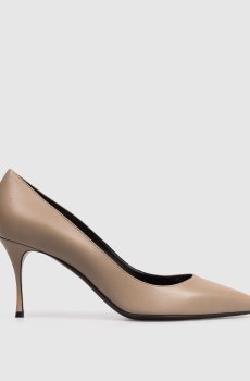 Коричневые кожаные туфли Godiva