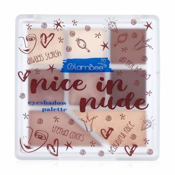 Палетка теней для век GlamBee Nice in Nude Eyeshadow тон 02, 6.5 г Палетка теней для век GlamBee Nice in Nude Eyeshadow тон 02, 6.5 г