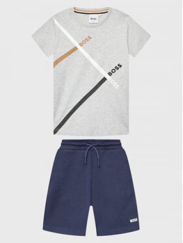 Boss Набір футболка і спортивні шорти J28110 S Сірий Regular Fit Boss Набір футболка і спортивні шорти J28110 S Сірий Regular Fit