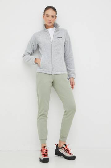 Спортивная кофта Columbia Benton Springs цвет серый однотонная 1372111 Спортивная кофта Columbia Benton Springs цвет серый однотонная 1372111