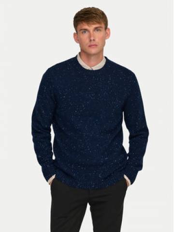 Only & Sons Светр Ricky 22031539 Cиній Regular Fit Only & Sons Светр Ricky 22031539 Cиній Regular Fit