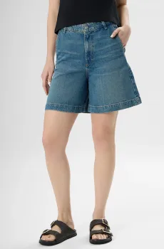 Женские синие джинсовые шорты Синий 28 BOSS 50558739;465