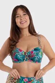 Женский лиф от купальника с узором Разноцветный 40E MARC&ANDRE L2403-YP-512