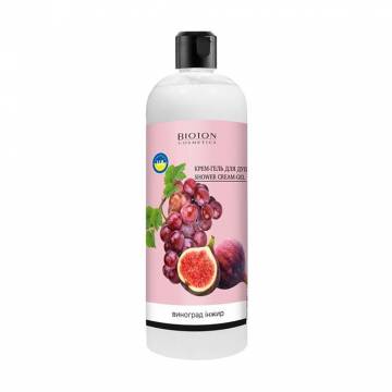 Крем-гель для душа Bioton Cosmetics Shower Cream-Gel Виноград и инжир, 1 л Крем-гель для душа Bioton Cosmetics Shower Cream-Gel Виноград и инжир, 1 л