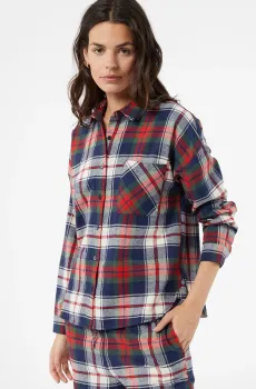 Женская рубашка в клетку EDA Разноцветный S Etam 6537119