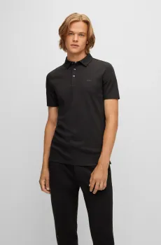 Мужское черное поло Черный XXL BOSS 50471335;001