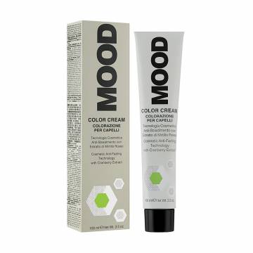 Перманентная крем-краска для волос Mood Color Cream 9.17 Pearl Ash Ultra Light Blond, 100 мл Перманентная крем-краска для волос Mood Color Cream 9.17 Pearl Ash Ultra Light Blond, 100 мл
