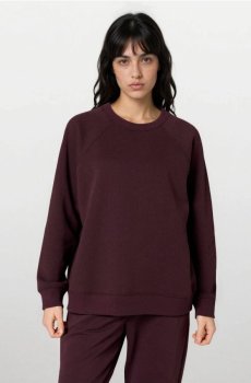 Кофта з круглим вирізом - карміновий