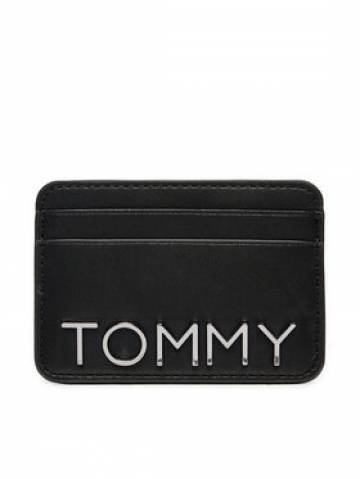 Tommy Jeans Чохол для кредиток AW0AW16491 Чорний Tommy Jeans Чохол для кредиток AW0AW16491 Чорний