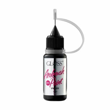 Краска для аэрографа Gloss Airbrush Paint UV/LED 015, 12 мл Краска для аэрографа Gloss Airbrush Paint UV/LED 015, 12 мл