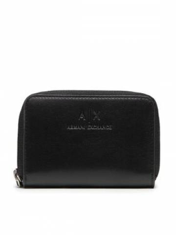 Armani Exchange Мале жіноче портмоне 948562 CC791 00020 Чорний Armani Exchange Мале жіноче портмоне 948562 CC791 00020 Чорний