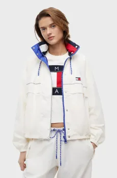 Женская белая ветровка COLORBLOCK Белый XS Tommy Jeans DW0DW22915