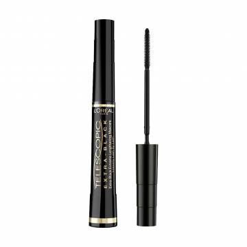 Тушь для ресниц LOreal Paris Telescopic Carbon Extra Black Extreme Lengthening Mascara удлиняющая, ультрачерная, 8 мл Тушь для ресниц LOreal Paris Telescopic Carbon Extra Black Extreme Lengthening Mascara удлиняющая, ультрачерная, 8 мл