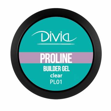 Гель для наращивания ногтей Divia ProLine Builder Gel PL01 Clear, 5 г Гель для наращивания ногтей Divia ProLine Builder Gel PL01 Clear, 5 г