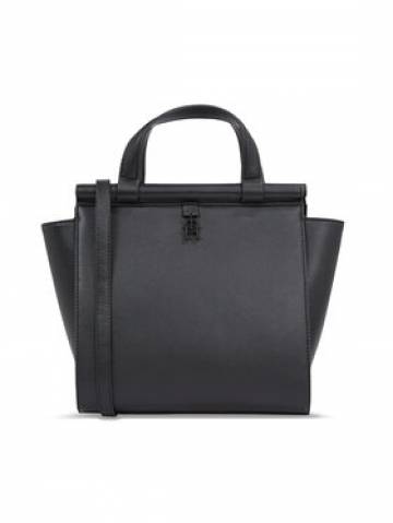 Tommy Hilfiger Сумка Th Feminine Small Tote AW0AW15250 Чорний Tommy Hilfiger Сумка Th Feminine Small Tote AW0AW15250 Чорний