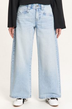 Cropp - Джинси з ефектом виварювання - синій