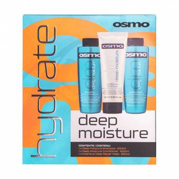 Набор для сухих волос Osmo Deep Moisture 2024 (шампунь, 400 мл + кондиционер, 400 мл + маска, 250 мл) Набор для сухих волос Osmo Deep Moisture 2024 (шампунь, 400 мл + кондиционер, 400 мл + маска, 250 мл)