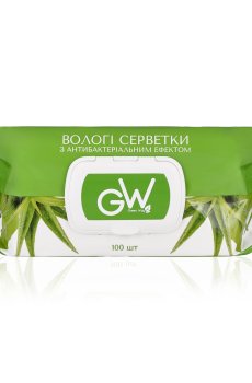 Влажные салфетки Green Way ФітоЛінія универсальные, с клапаном, 100 шт