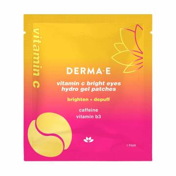 Гидрогелевые патчи для кожи вокруг глаз Derma E Vitamin C Bright Eyes Hydro Gel Eye Patches с витамином С, 5 пар Гидрогелевые патчи для кожи вокруг глаз Derma E Vitamin C Bright Eyes Hydro Gel Eye Patches с витамином С, 5 пар