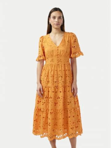 YAS Повсякденна сукня Kanikka 26033530 Оранжевий Regular Fit YAS Повсякденна сукня Kanikka 26033530 Оранжевий Regular Fit