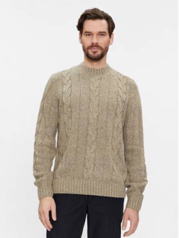 Jack&Jones Светр 12247818 Бежевий Regular Fit Jack&Jones Светр 12247818 Бежевий Regular Fit