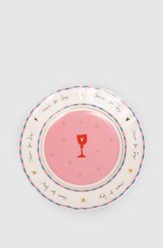 Фарфоровая тарелка для фруктов Glass