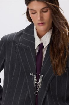 Reserved - Блейзер із додаванням віскози - темно-сірий - 931HF-90P